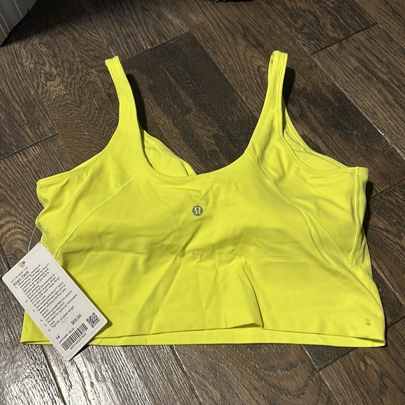 Lululemon align tank in neon yellow color “ELLE” - Picture 2 of 8